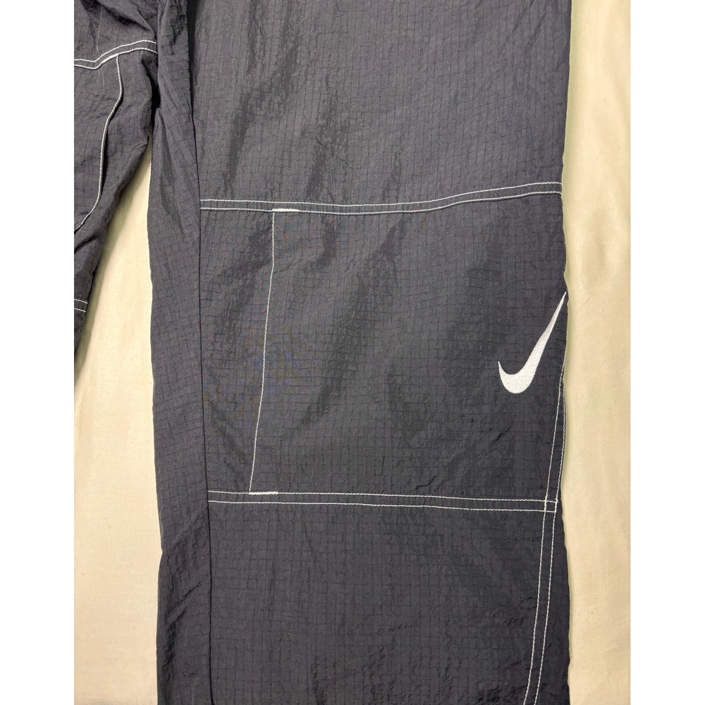 Nike Pants Mens L Black Sportswear Heritage Windrunner DD5572-010 Nylon Joggers - Picture 2 of 12